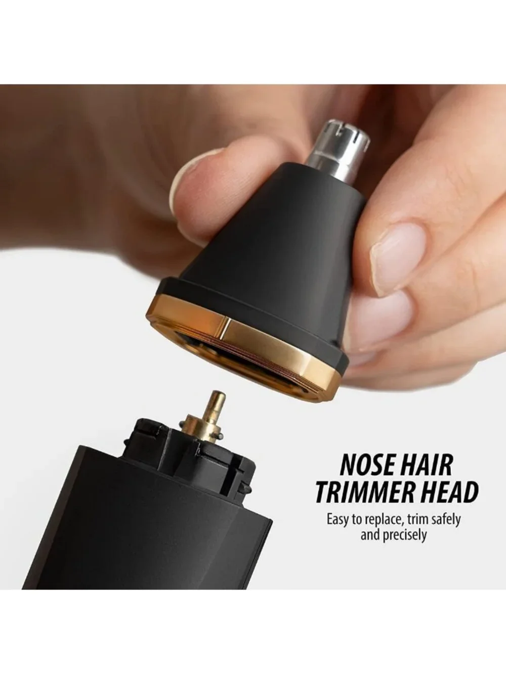 Electric Body Hair Trimmer for Men & Women - Waterproof Groomer, USB